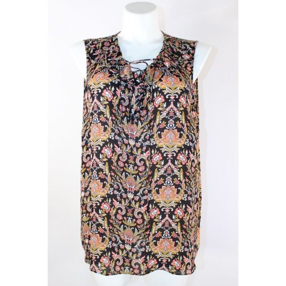 Roz & Ali Tops - Roz & Ali Printed Sleeveless Top - Woman 2X